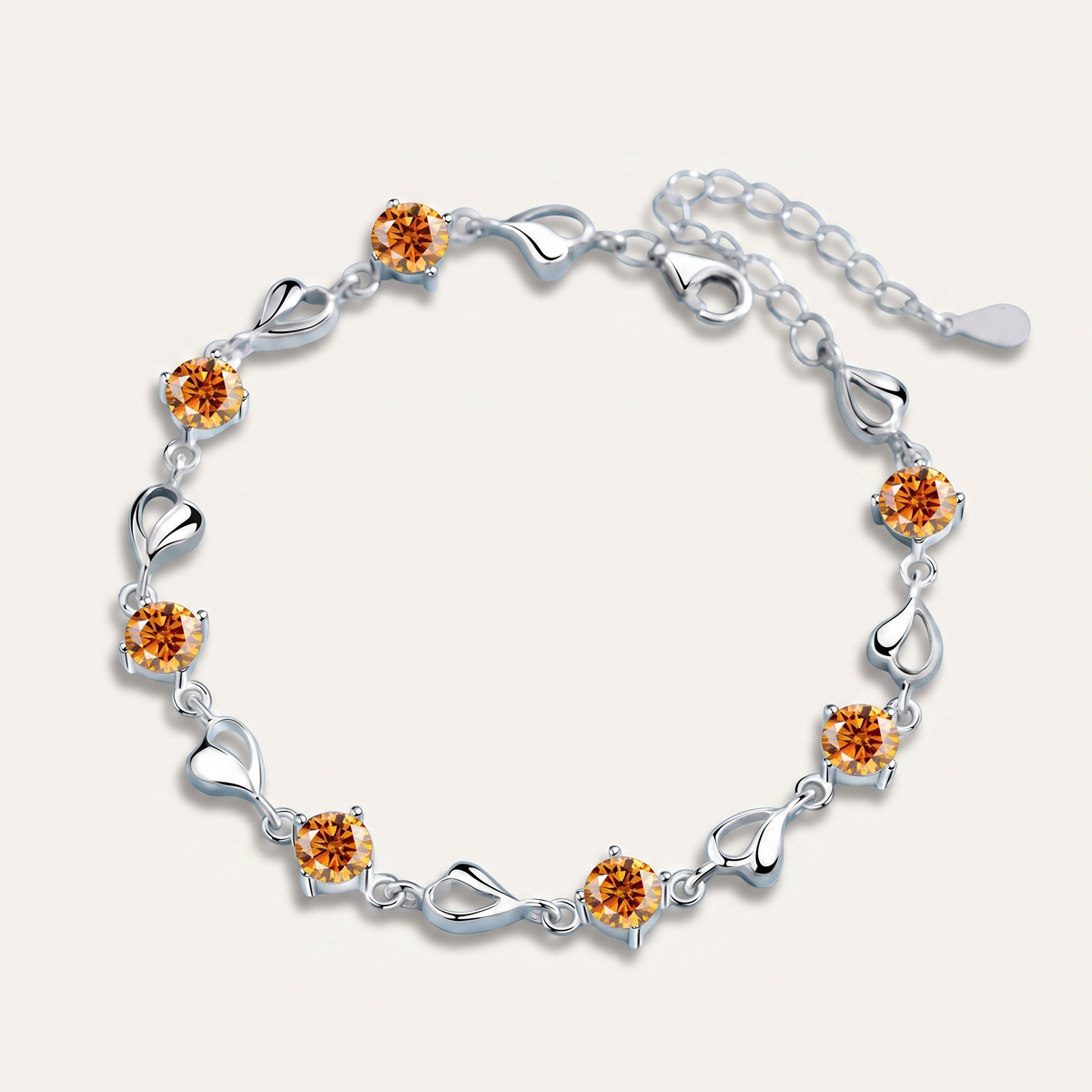 Cœur Moissanite Bracelet