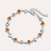 Cœur Moissanite Bracelet