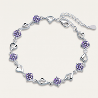 Cœur Moissanite Bracelet