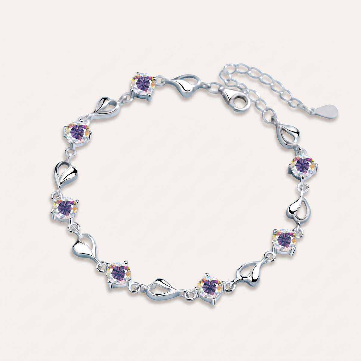 Cœur Moissanite Bracelet