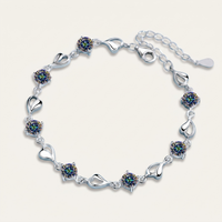 Cœur Moissanite Bracelet