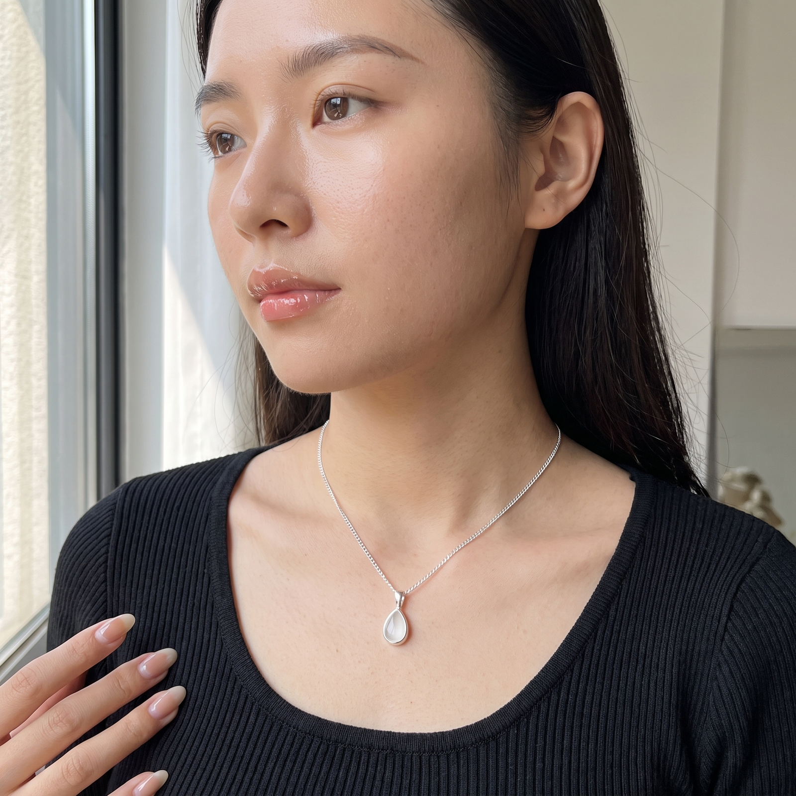 Voile Drop Necklace