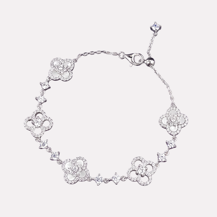 Nacre Clover Bracelet
