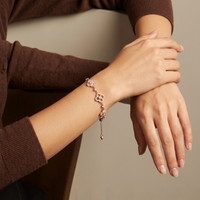 Nacre Clover Bracelet