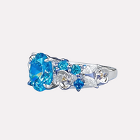 Hortensia Blue Ring