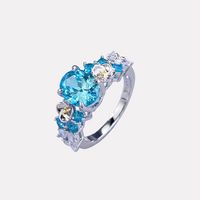 Hortensia Blue Ring