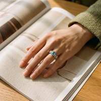 Hortensia Blue Ring