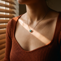Bleuet Heart Necklace